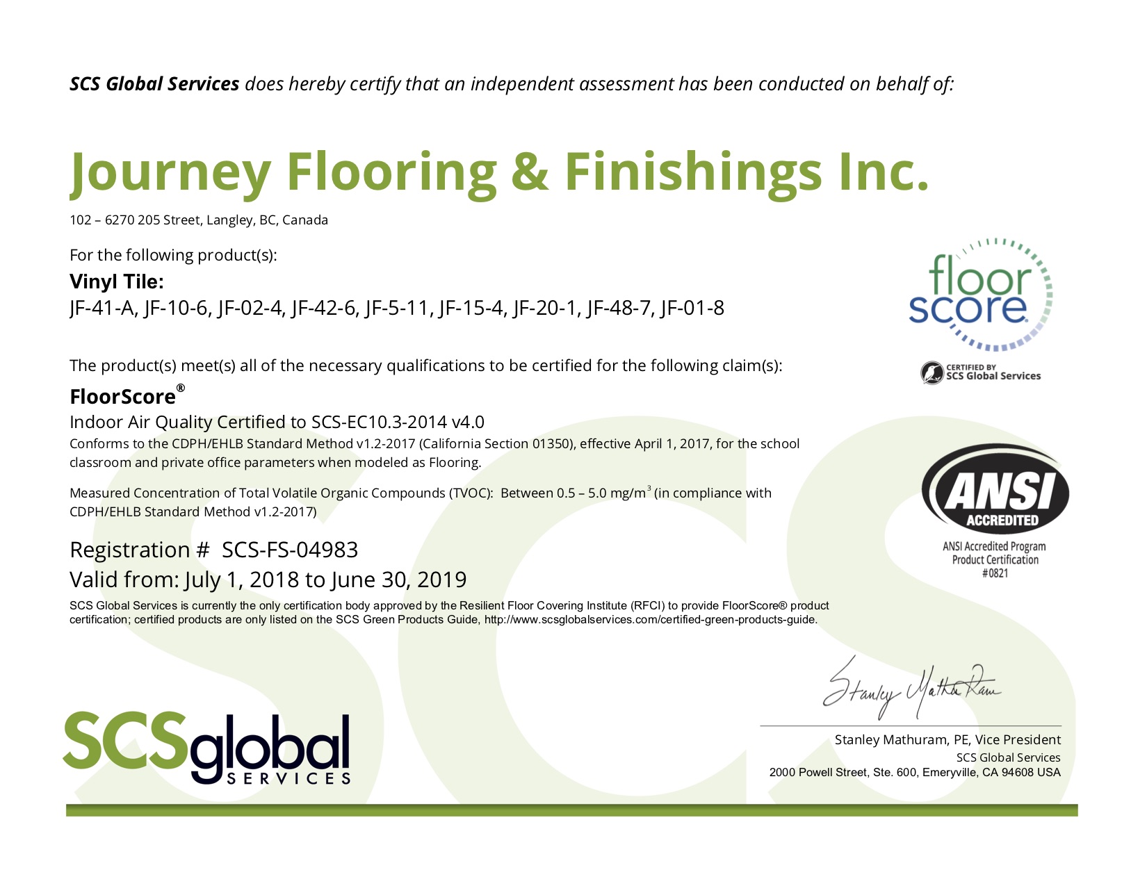 JourneyFlooring_2018_SCS-Floor Score Certified