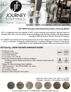 LEgacy PSC vinyl flooring specifications | Journey Flooring
